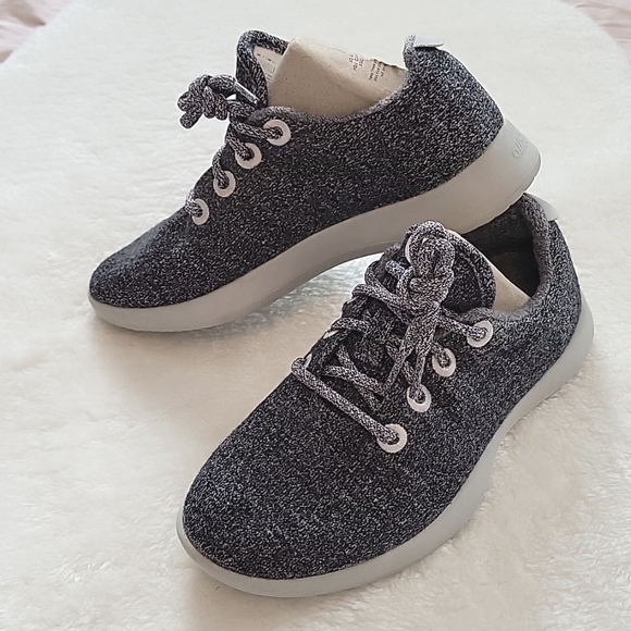 allbirds Shoes - Allbirds Wool Runners Natural Grey/Lt Grey Sole | Womens Size 7